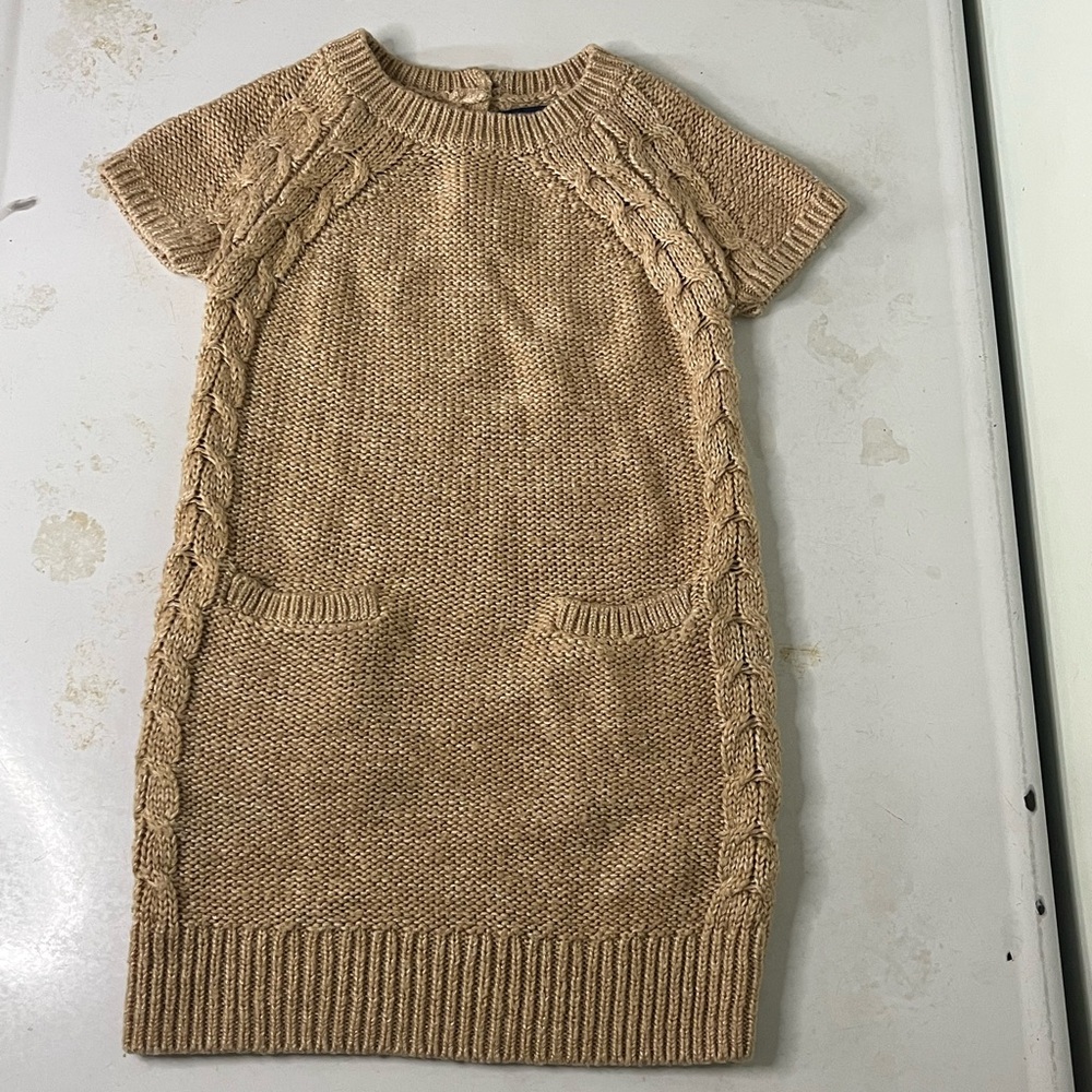 GAP Kids Gold Cable Knit Sweater